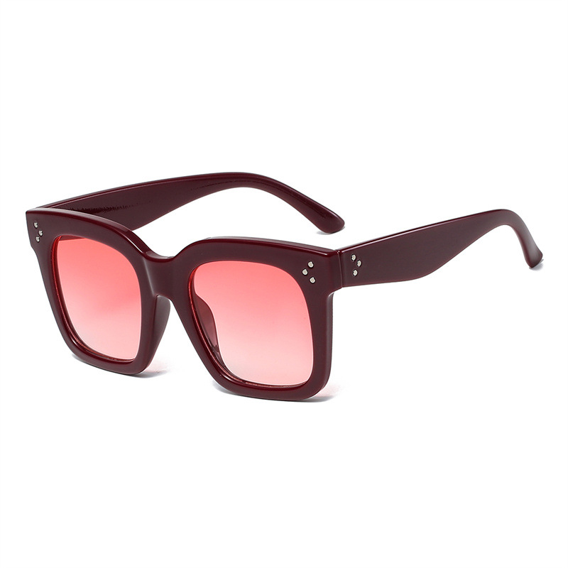 1 Paar schicke Damen-Sonnenbrille aus Kunststoff mit Farbverlauf der Trendy Series h5 