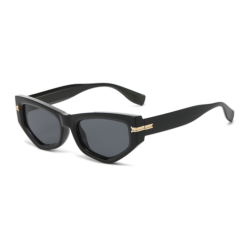 1 Paar modische Serie Daily Retro einfarbige Unisex-Sonnenbrille 