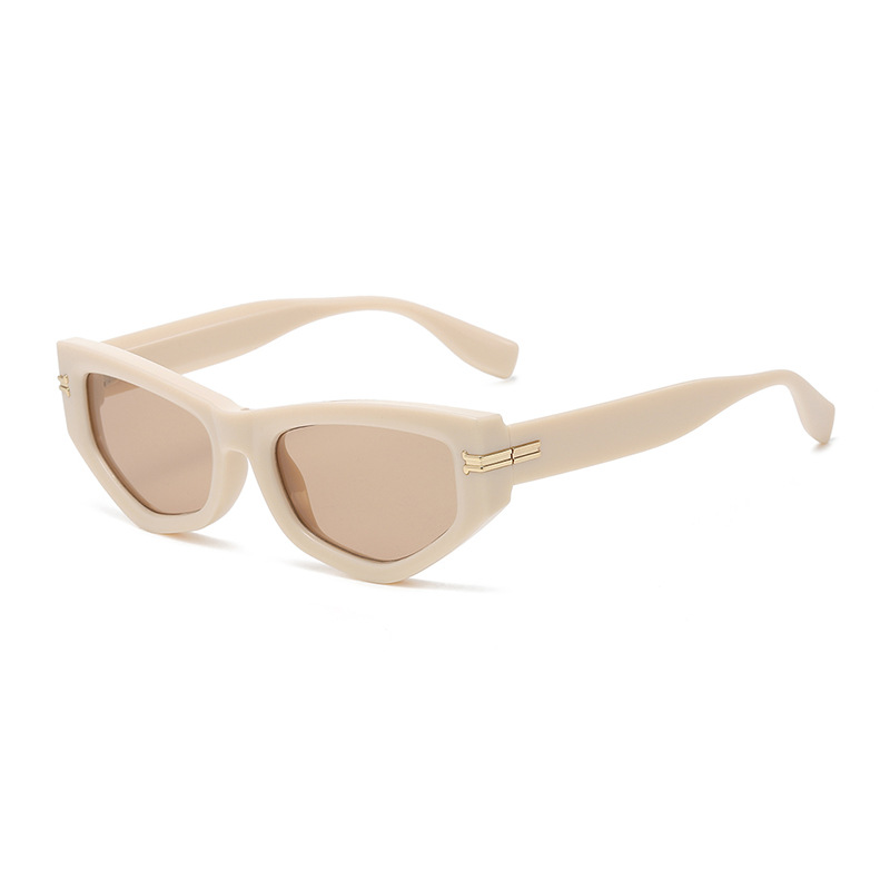 1 Paar modische Serie Daily Retro einfarbige Unisex-Sonnenbrille 