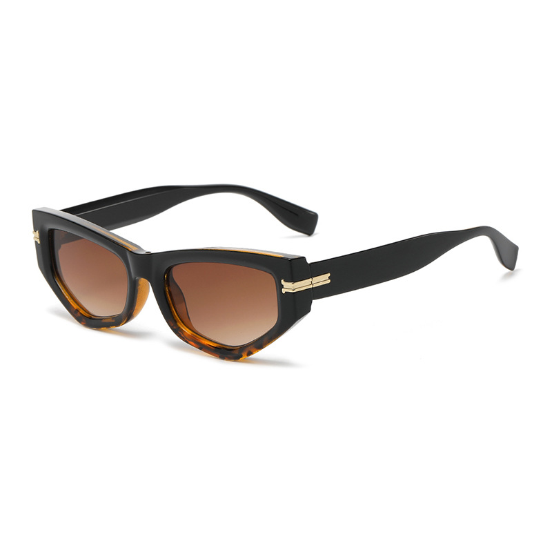 1 Paar modische Serie Daily Retro einfarbige Unisex-Sonnenbrille 