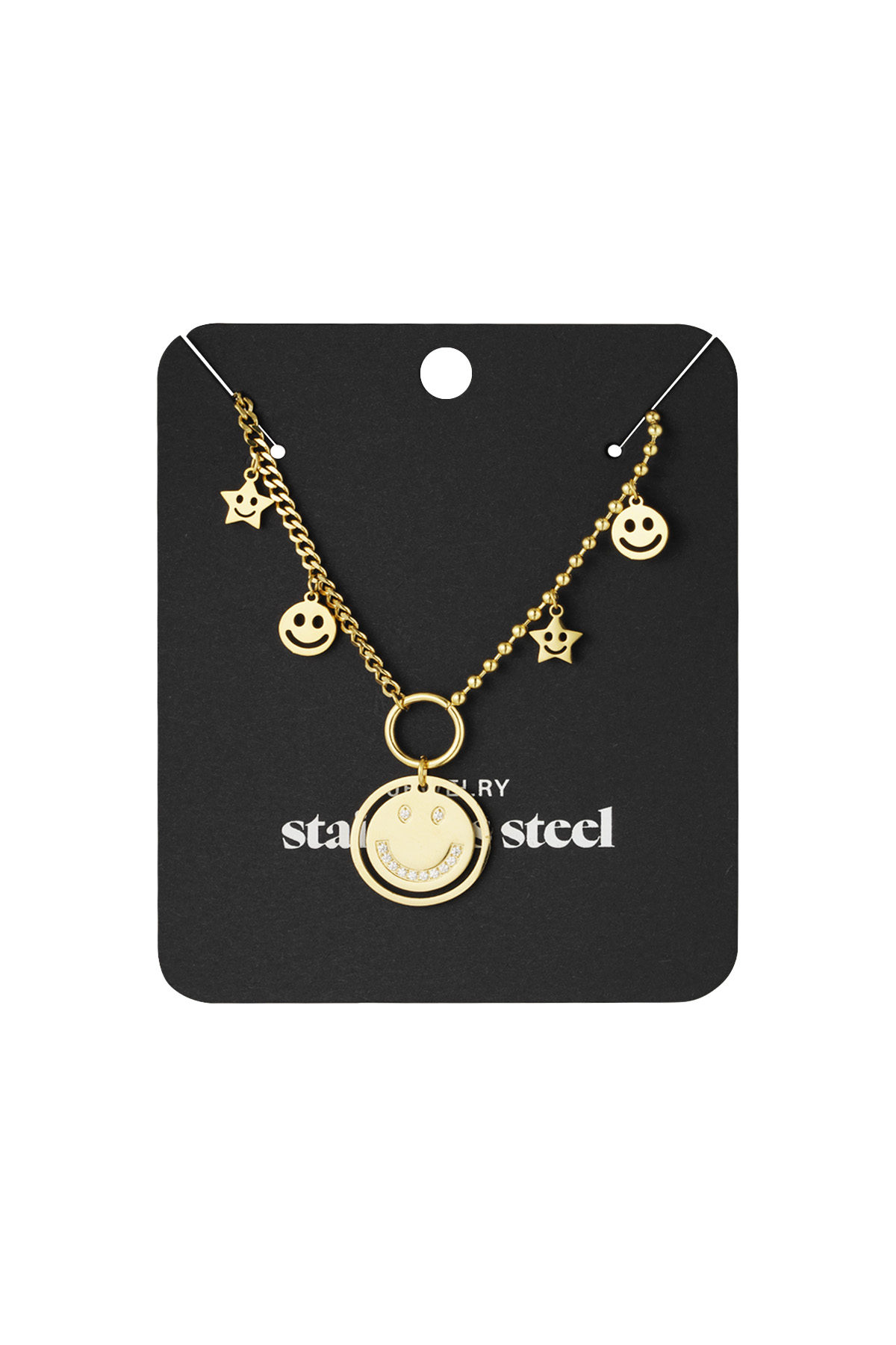 Light up the day necklace - gold h5 Picture2