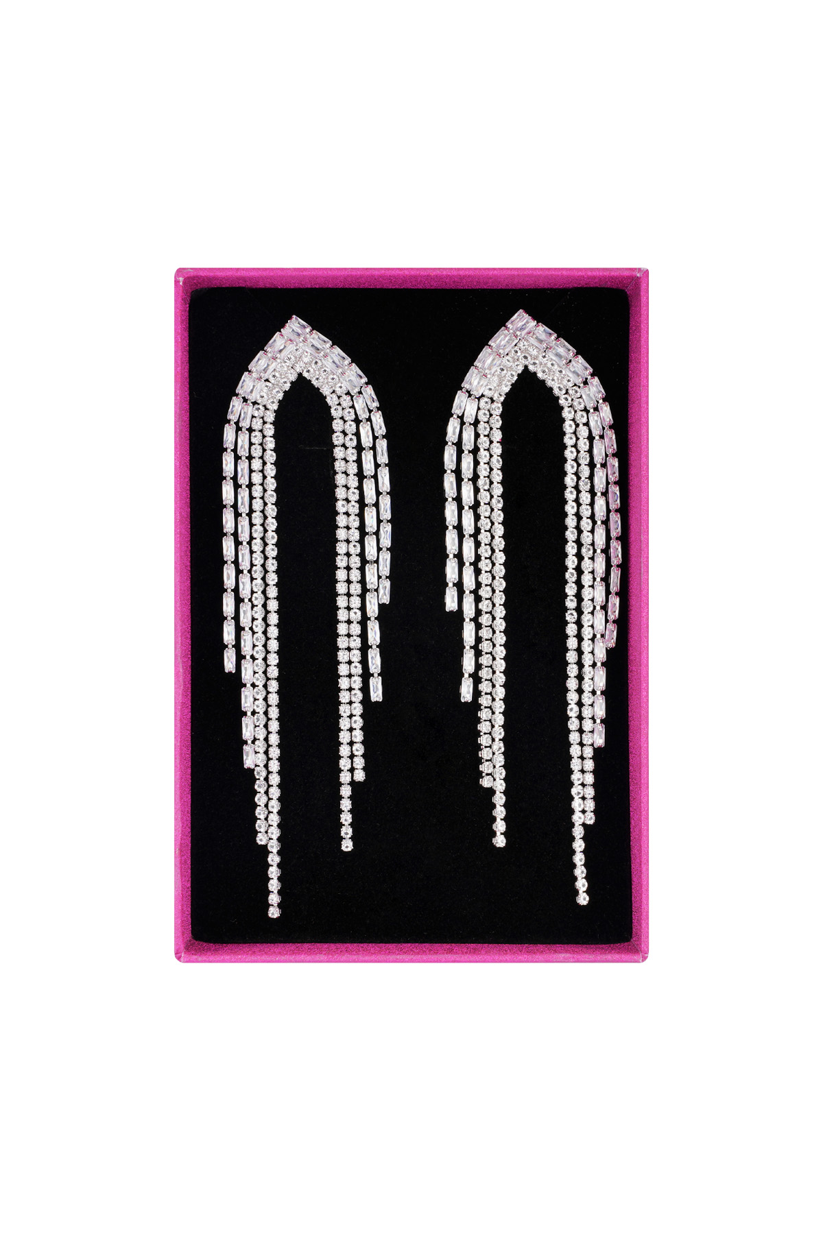 Radiant romance earrings - silver h5 