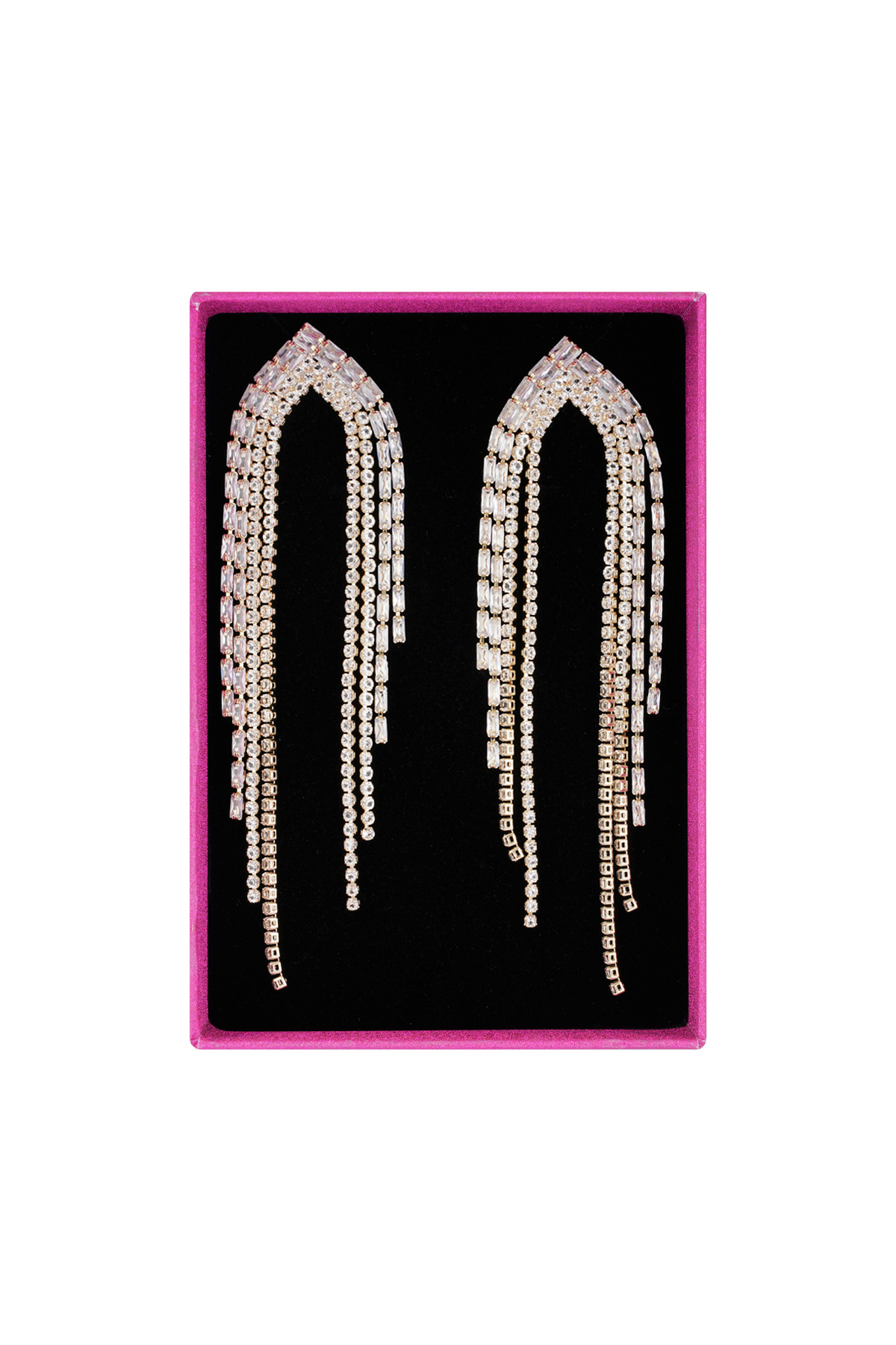 Boucles d'oreilles Romance radieuse - or h5 