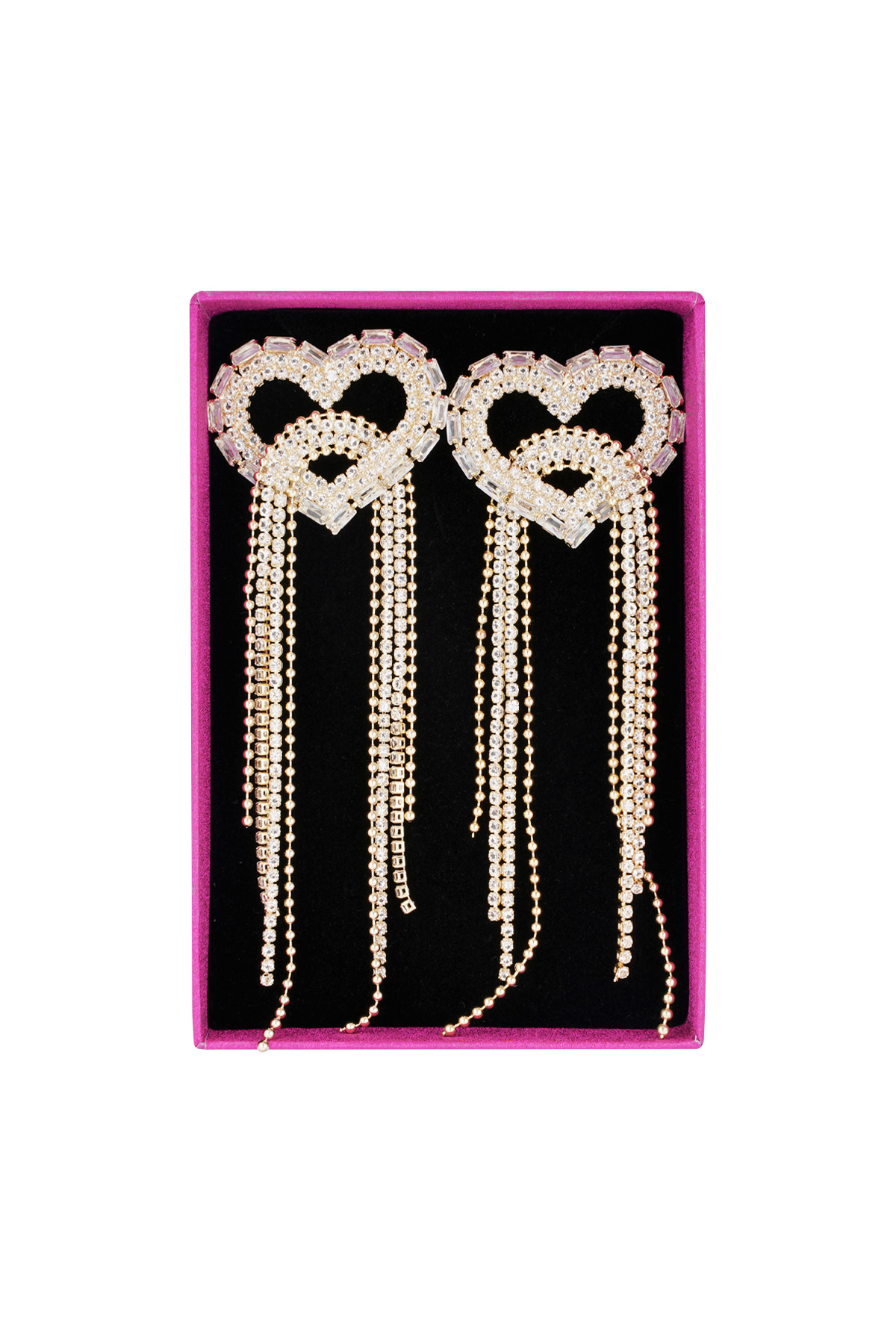 Heart of the party earrings - gold h5 