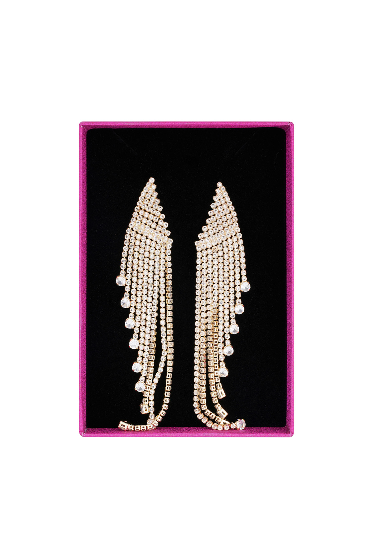 Boucles d'oreilles glamour ultime - or h5 