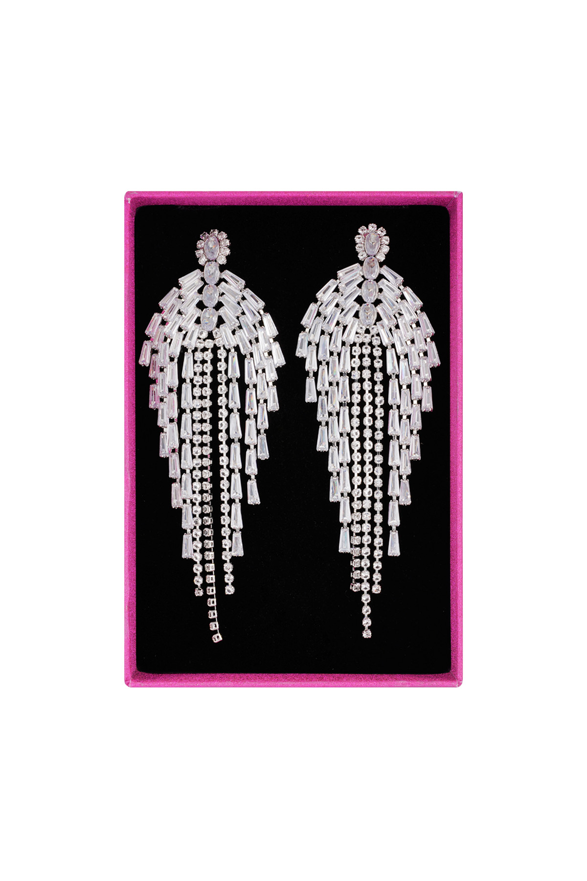 Whispers of glamour earrings - silver h5 