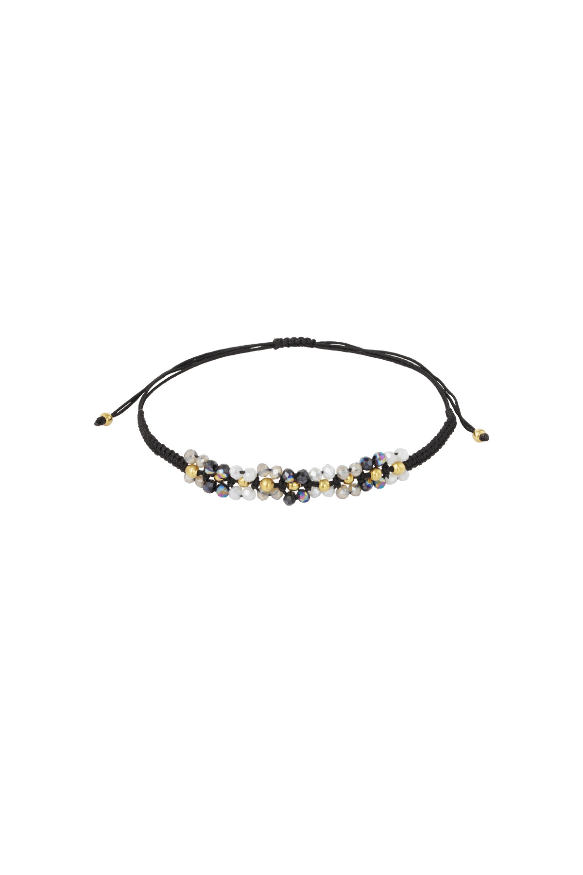 Bracelet Daisy dream - noir et gris h5 