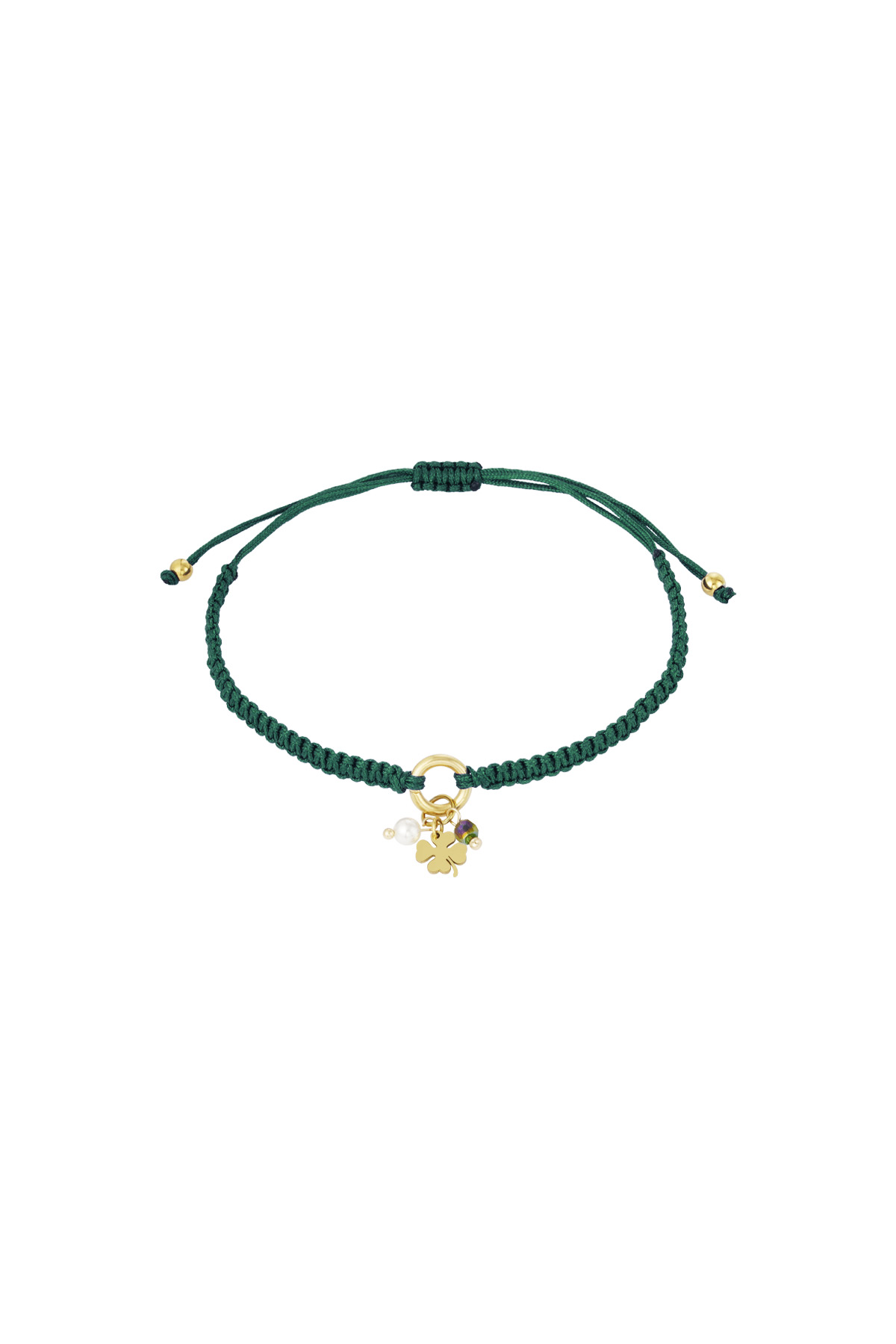 Pulsera de fiesta con dijes - verde h5 