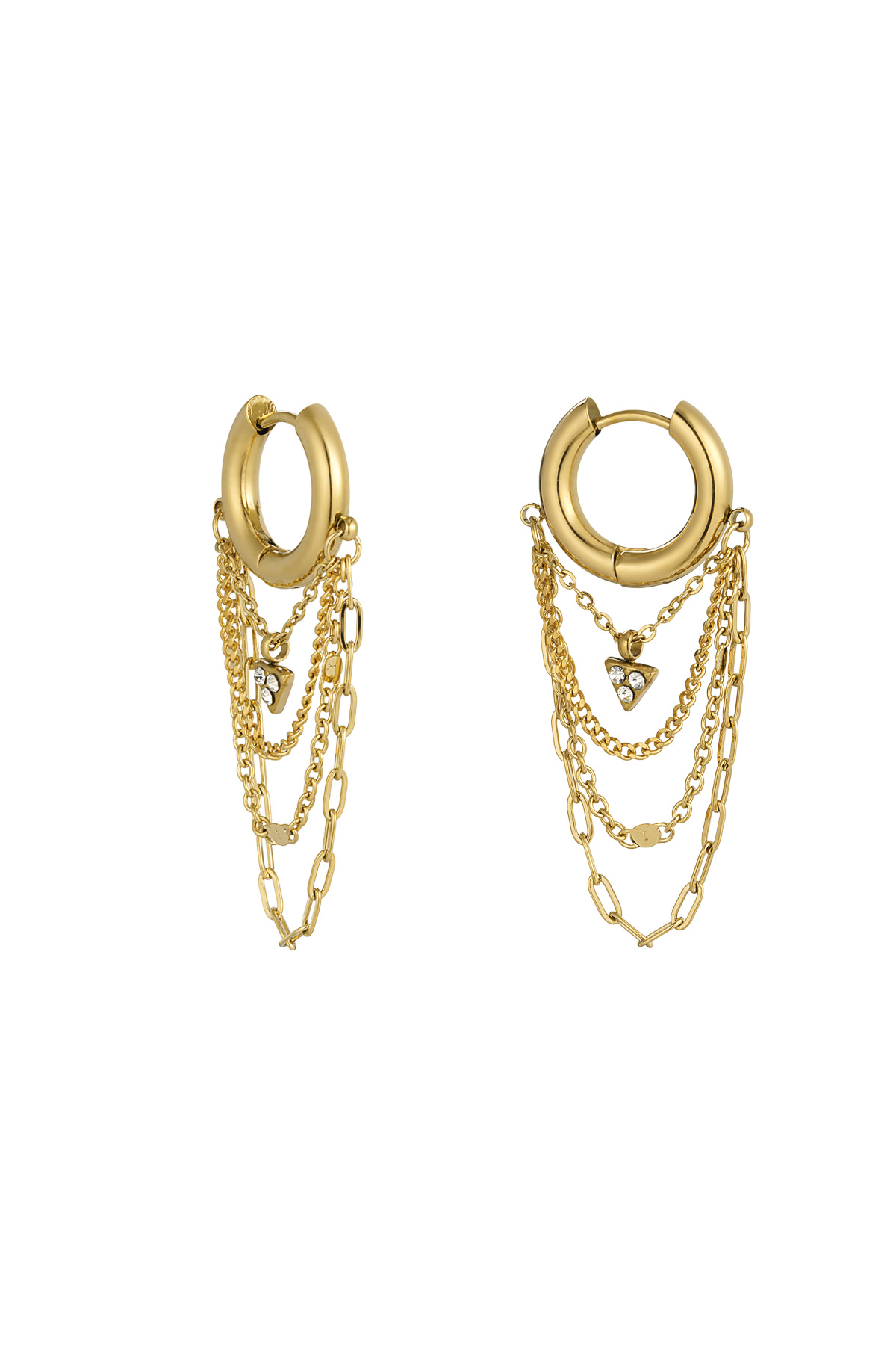 Dainty dreamers earrings - Gold color