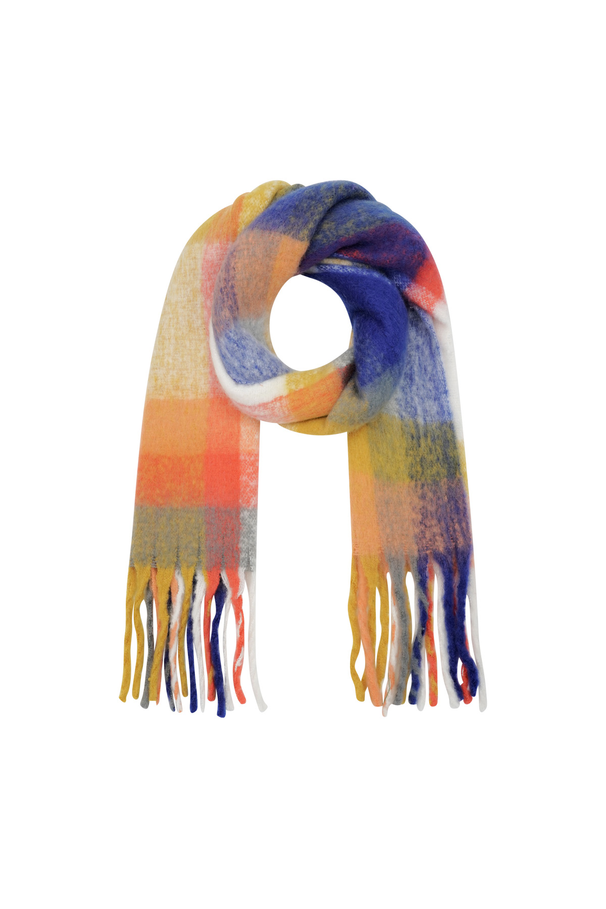 Color block scarf - multicolor h5 