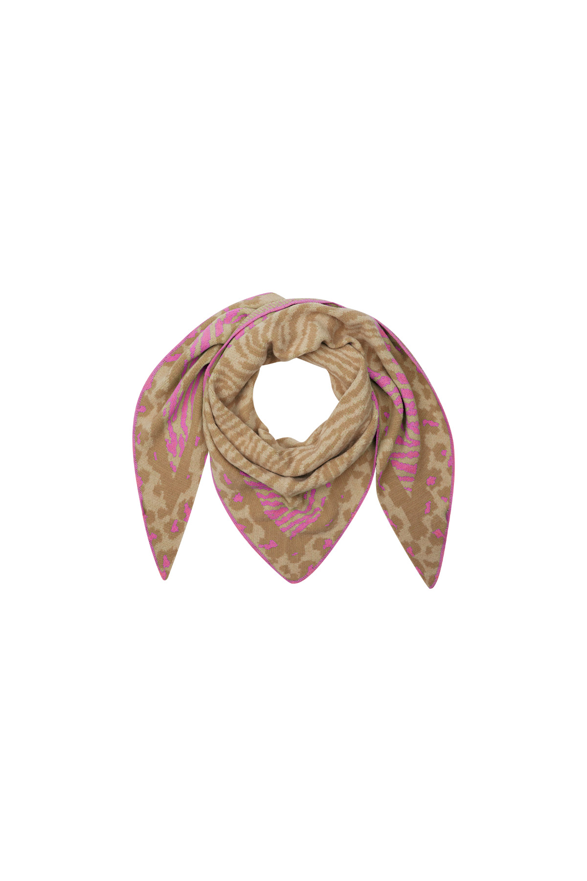 Vibrant vibes scarf - fuchsia h5 