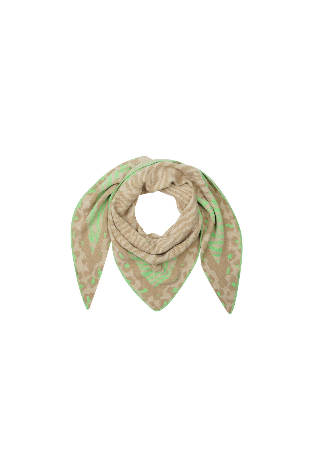 Vibrant vibes scarf - green h5 