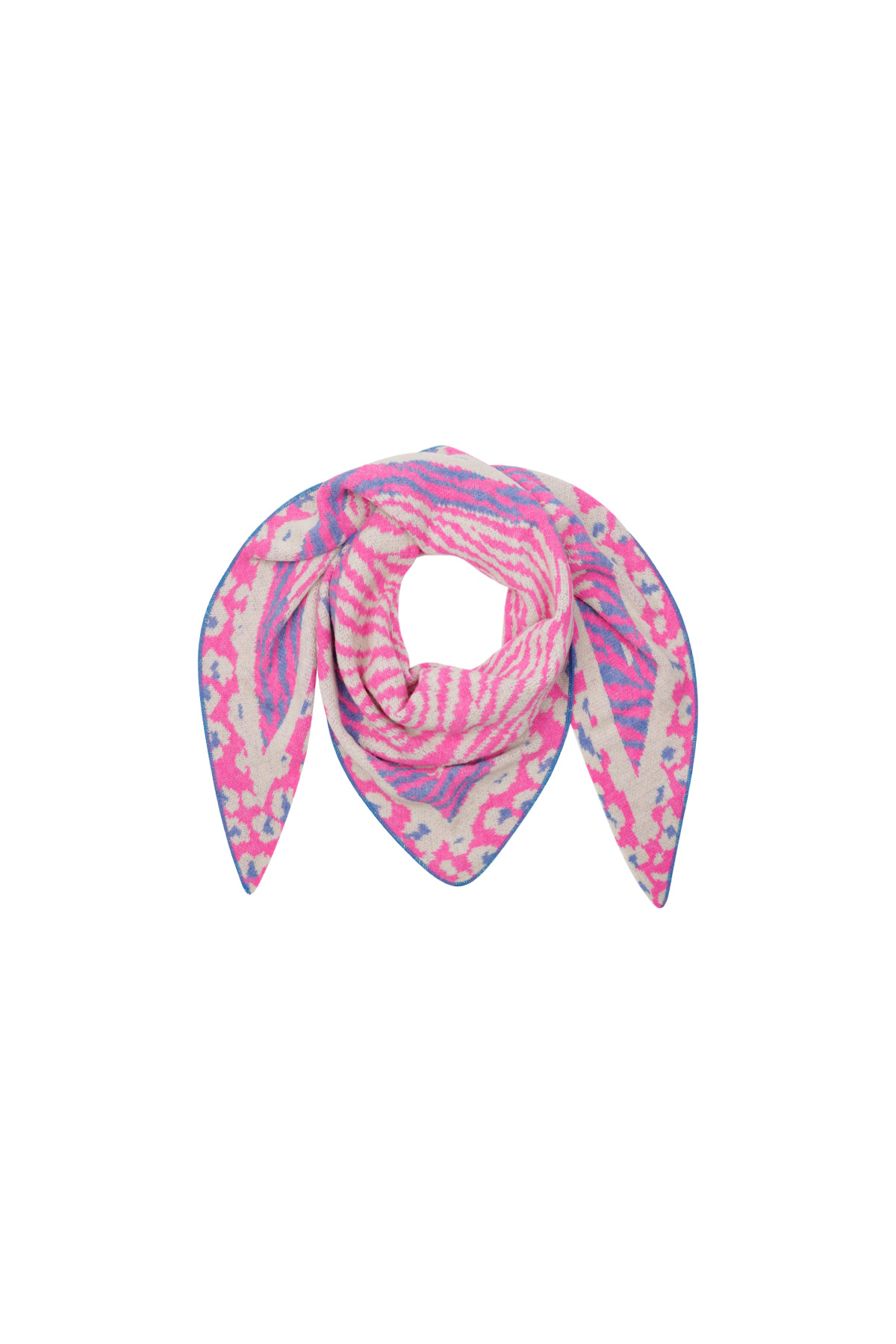 Vibrant vibes scarf - purple h5 