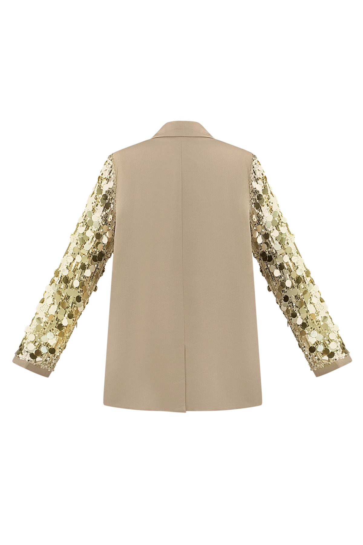 Blazer à paillettes - beige h5 Image6