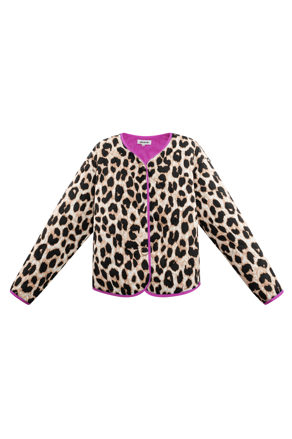 Jacket with leopard print h5 