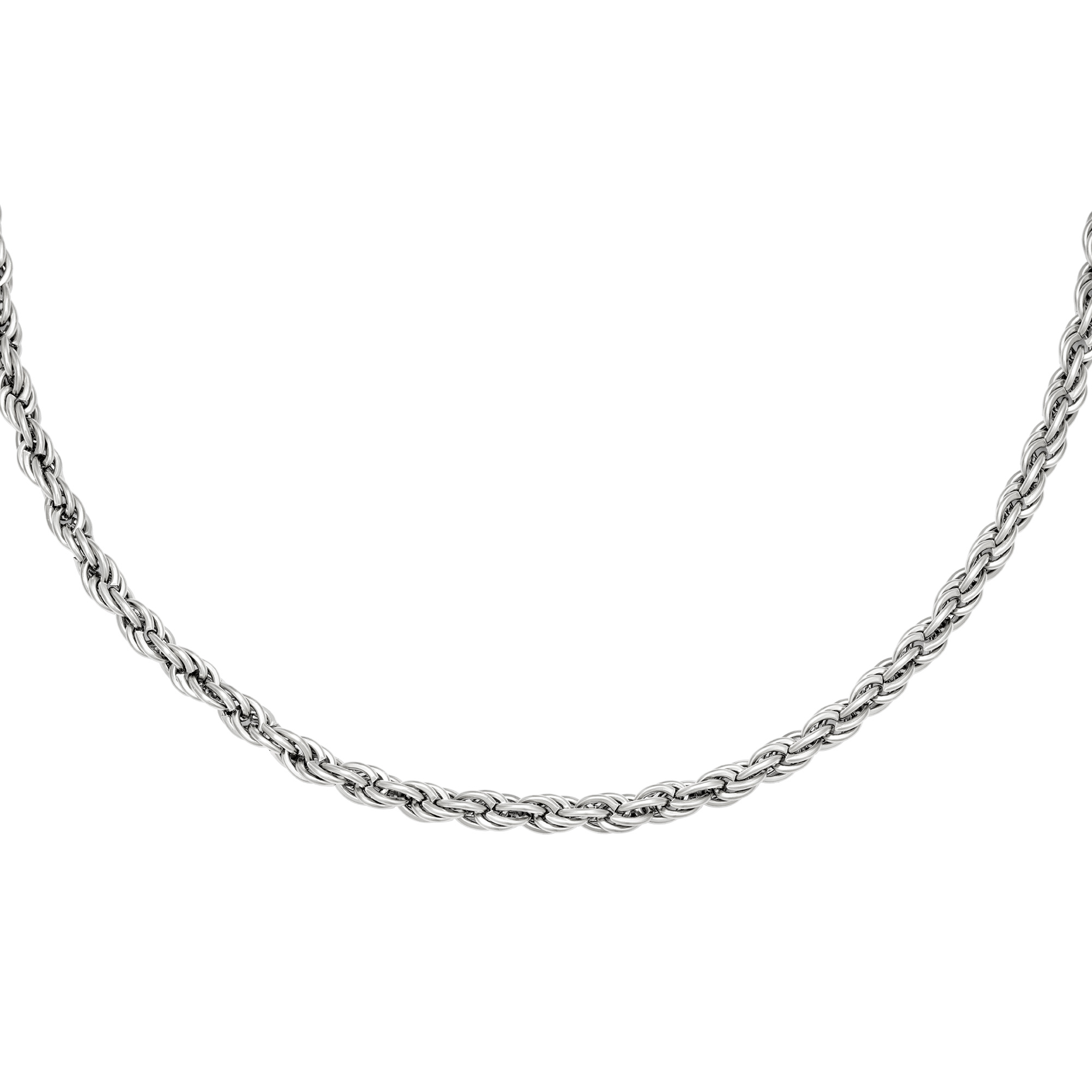 Chain Twisted Chain - silver color colored h5 