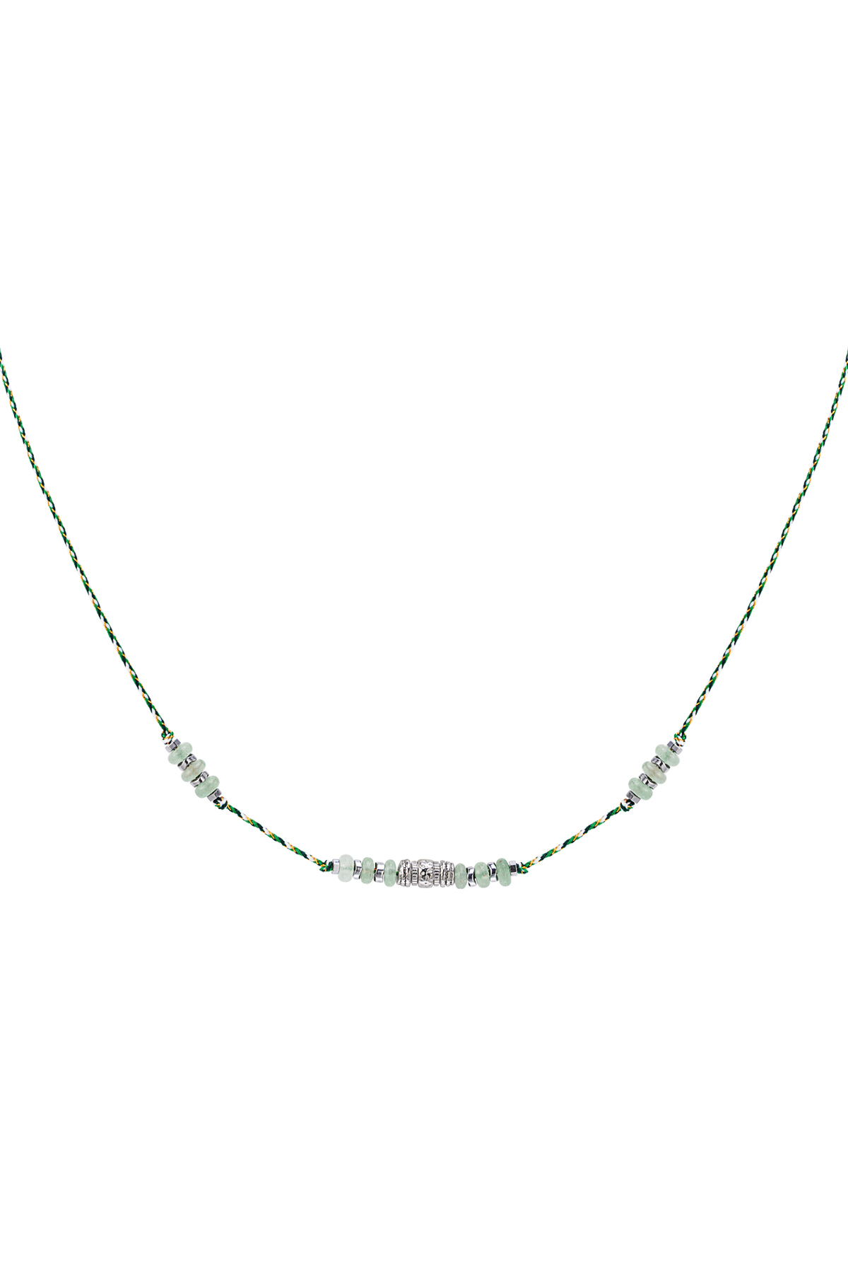 Necklace natural stones green Natural stones