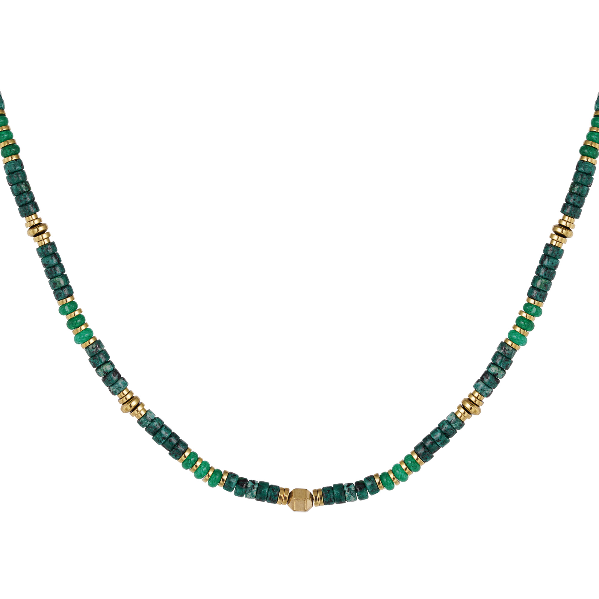 Necklace with small colored stones 2