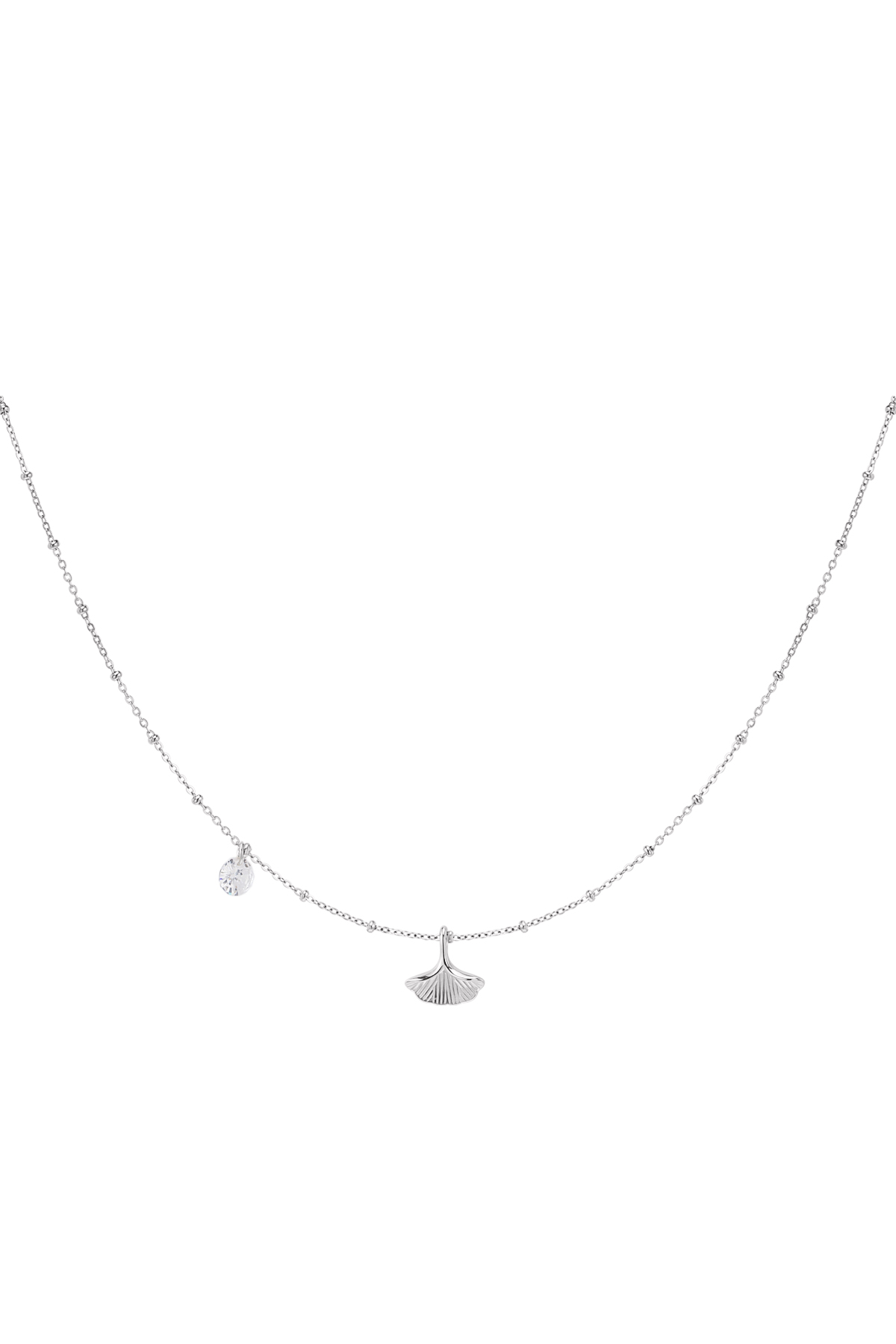 Chain leaf - silver color Stainless Steel