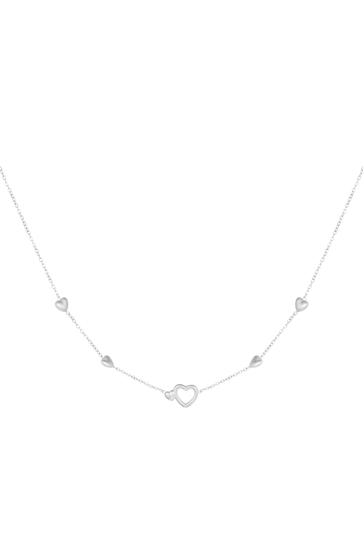 Necklace all you need is love - silver h5 