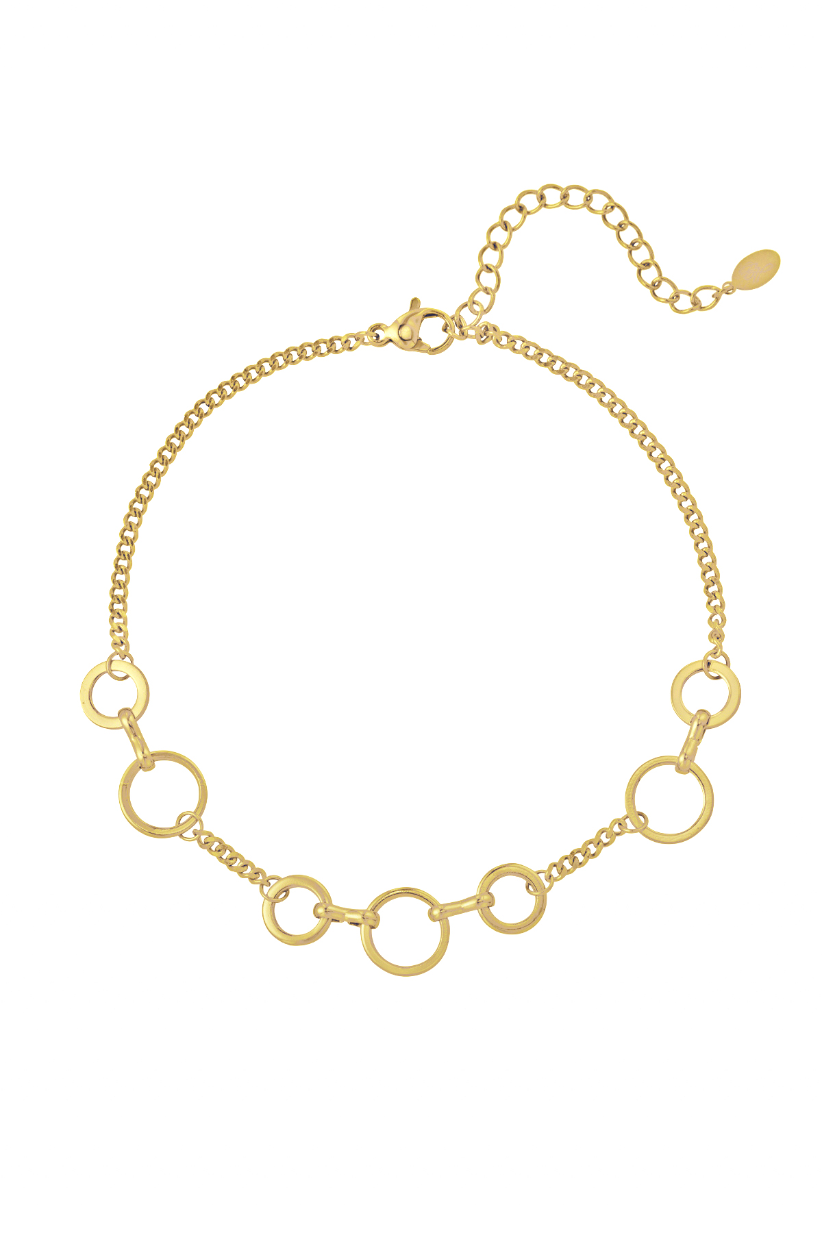 Cercles de cheville - or