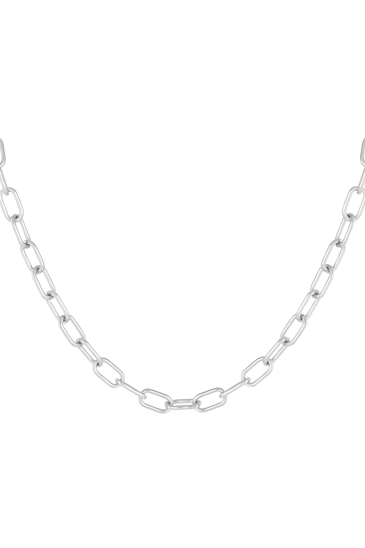 Link chain basic - silver