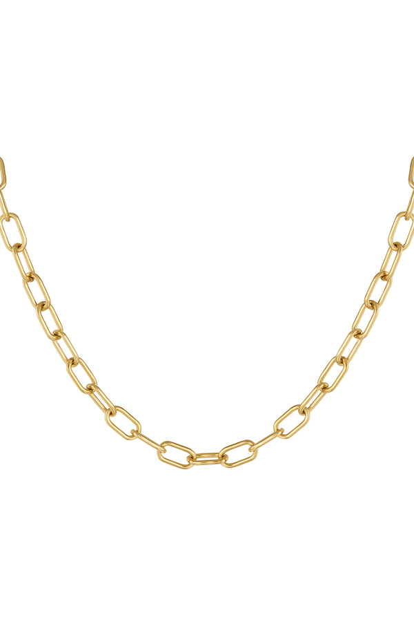 Link chain basic - gold