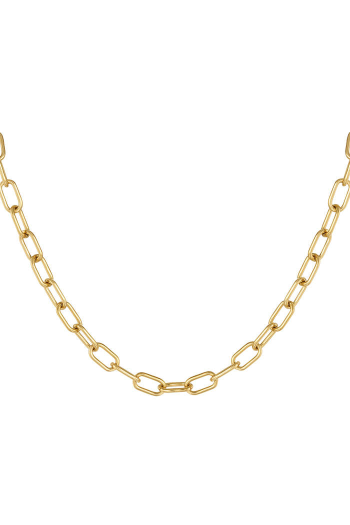 Link chain basic - gold 