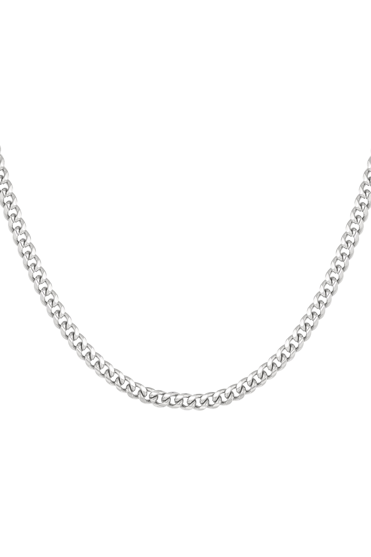 Link chain medium links - silver 