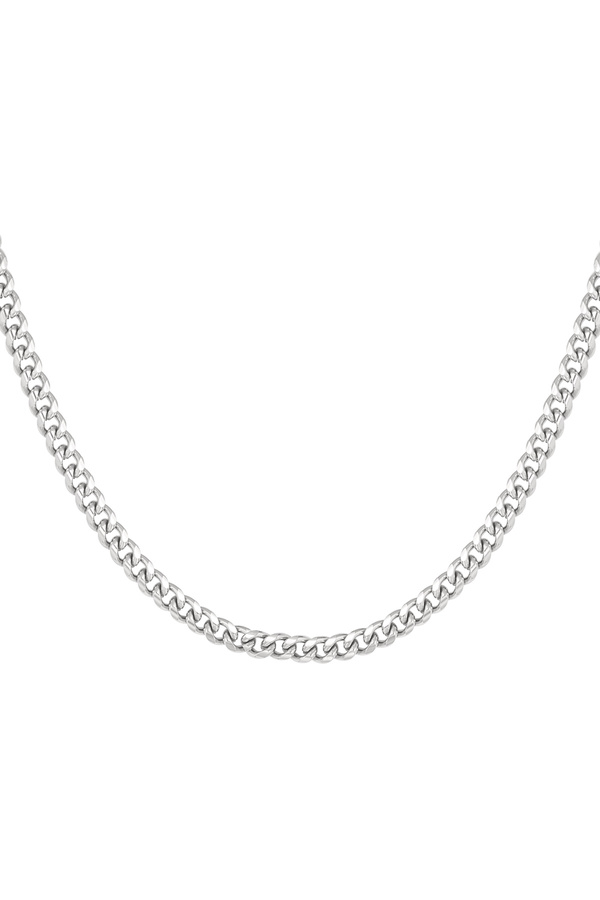 Link chain medium links - silver