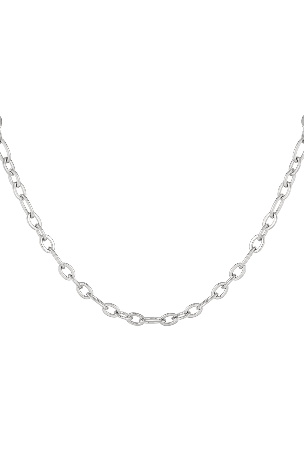 Chain basic link - silver