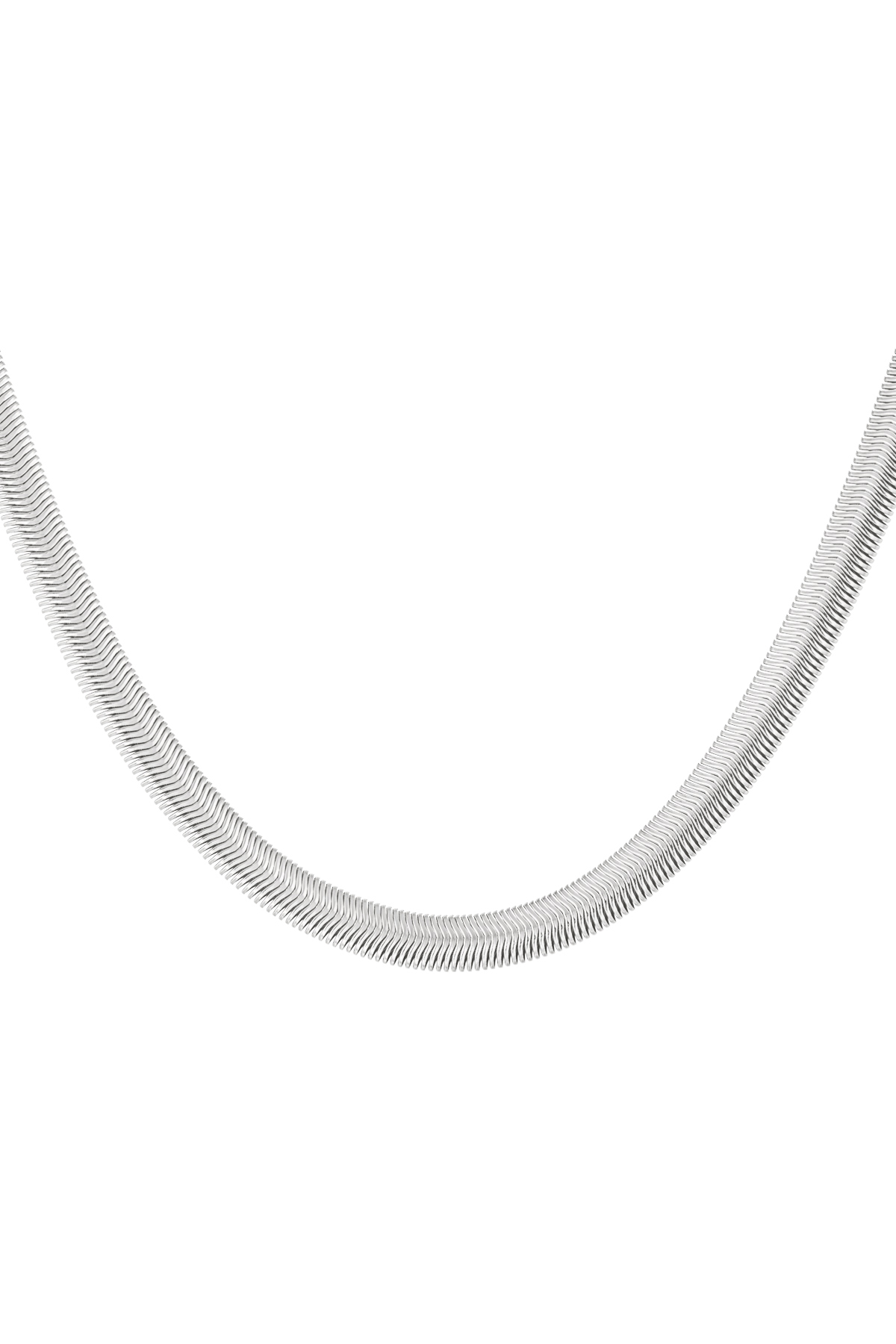 Collier plat - argent h5 