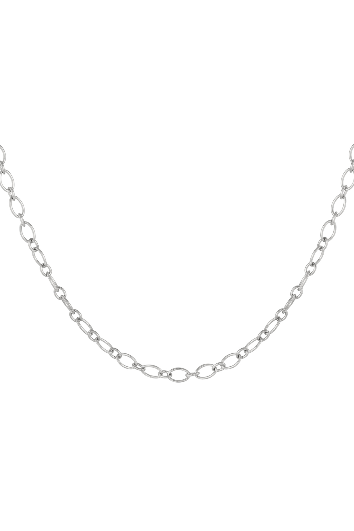 Link chain basic - silver h5 