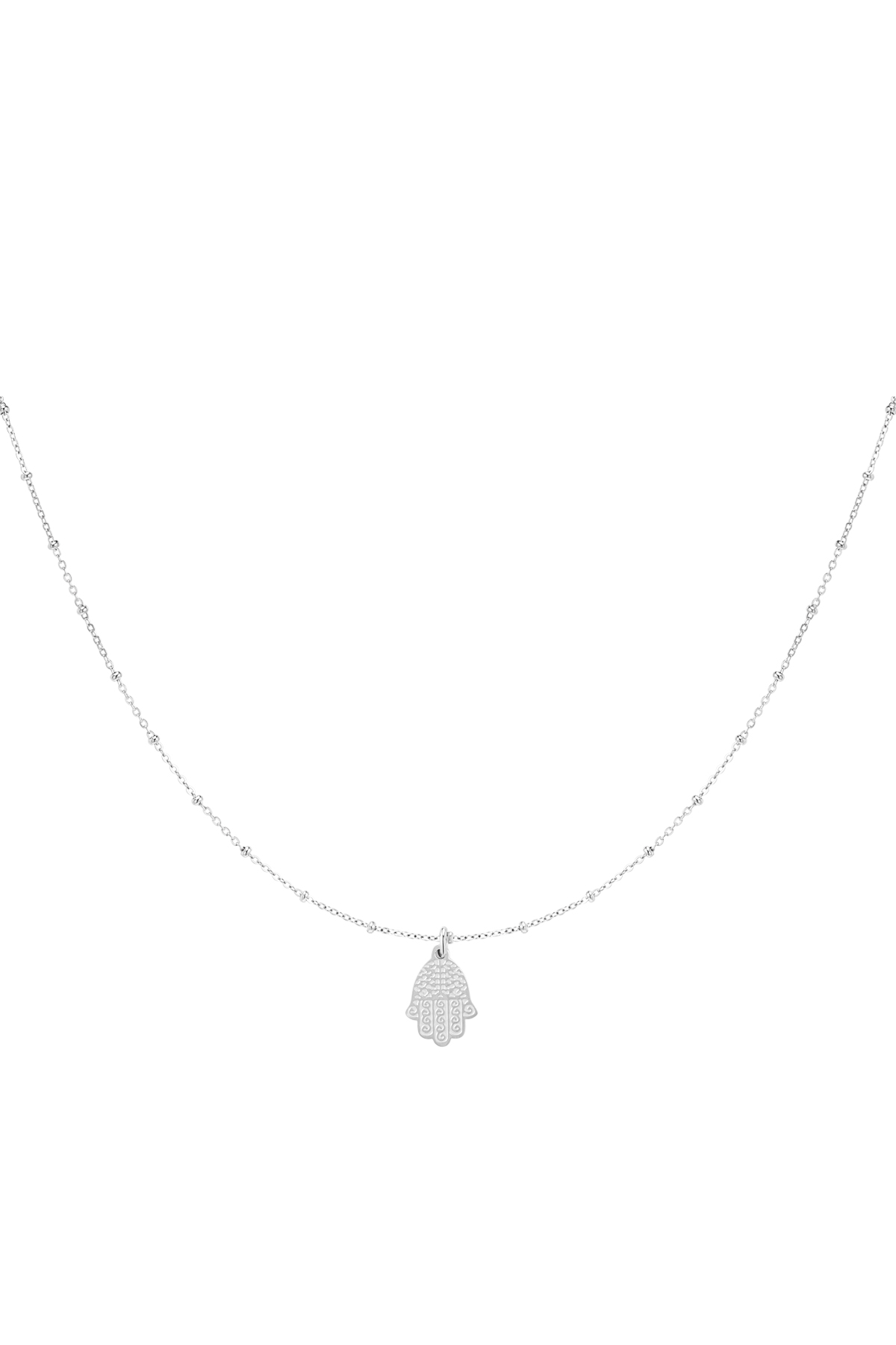 Ketting hand - zilver 