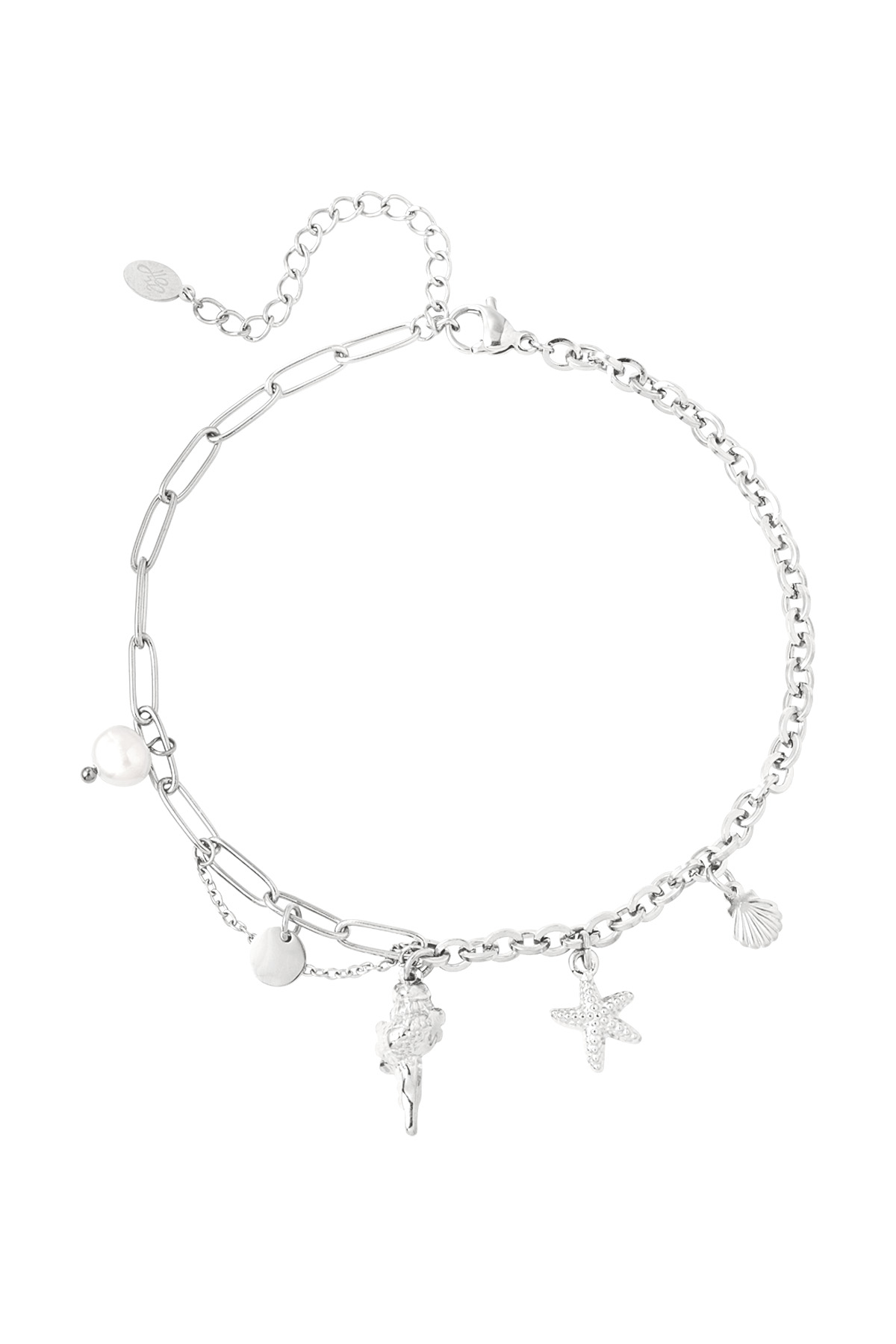Anklet charms - silver