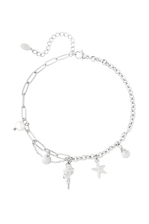 Anklet charms - silver h5 