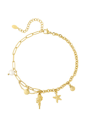 Anklet charms - gold h5 