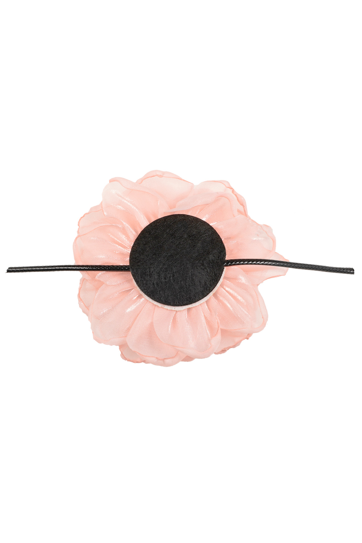 Cadena de cuerda con flor - rosa Imagen3