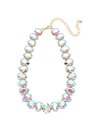 Halskette große Perlen - weiß h5 
