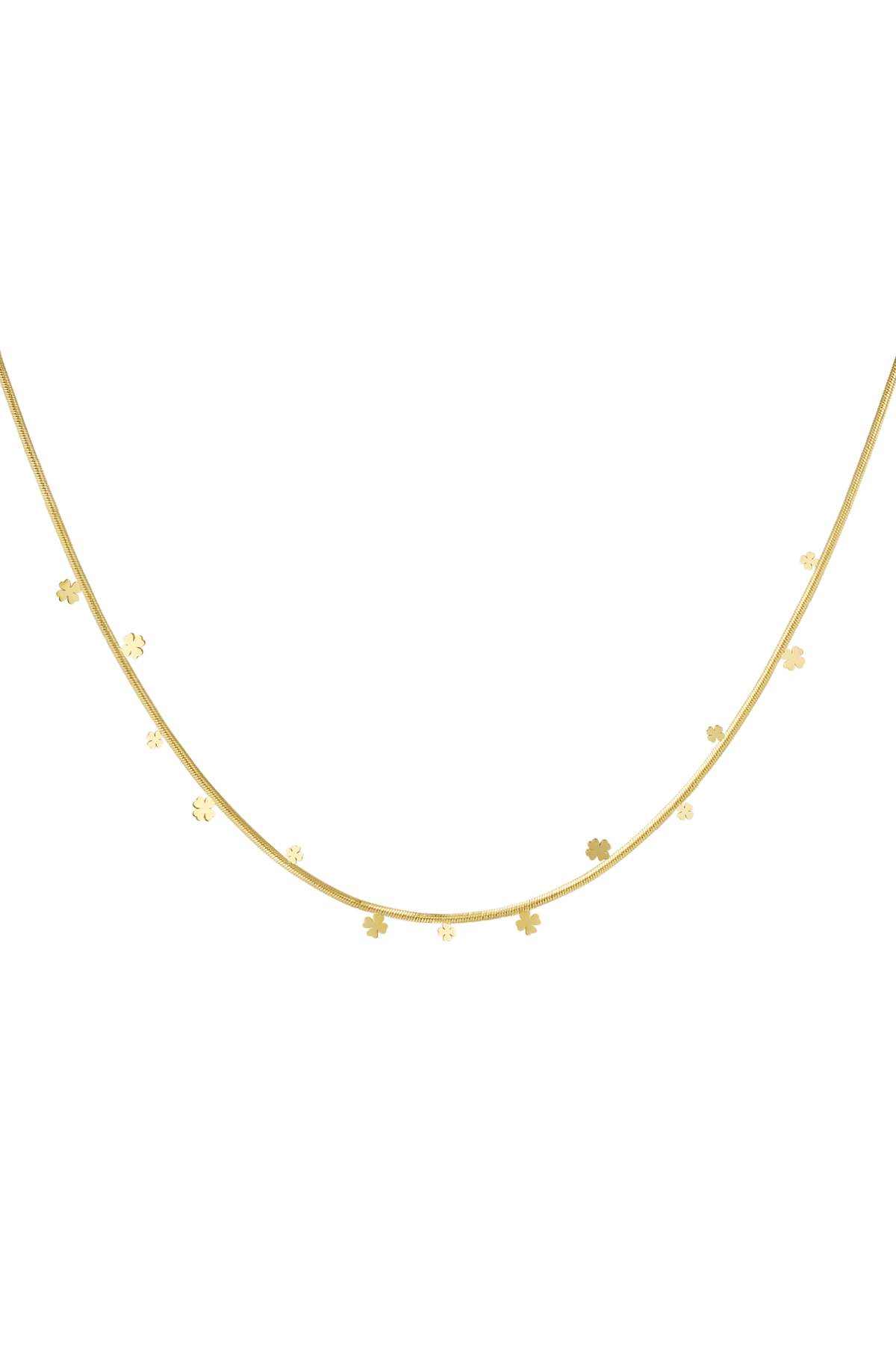 Clover party necklace - Gold color