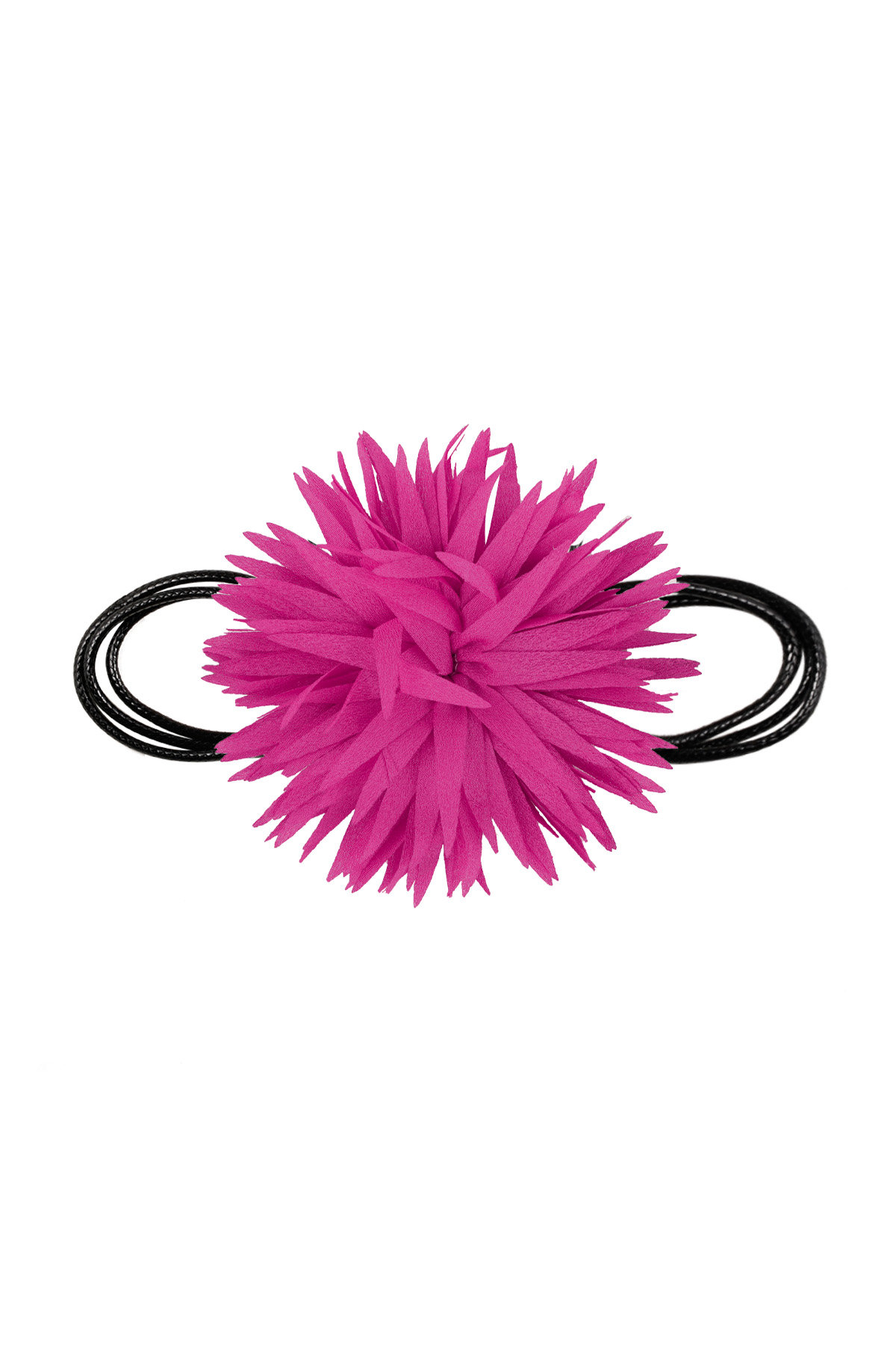 Halskette Statement-Blume – Fuchsia 2