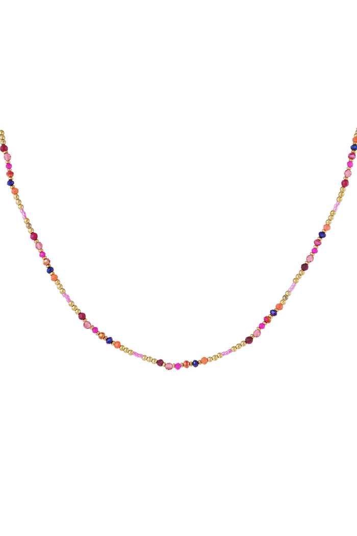 Bead necklace - multi 
