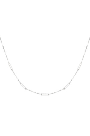 Necklace 5 links - silver h5 