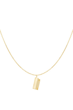 Envelope necklace with message - gold h5 Picture7