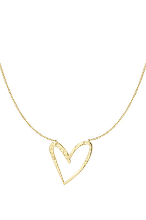 Necklace heartbreaker - gold h5 