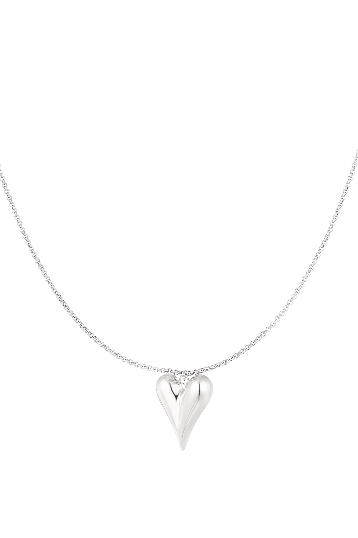 Simple necklace with iconic heart medium -
