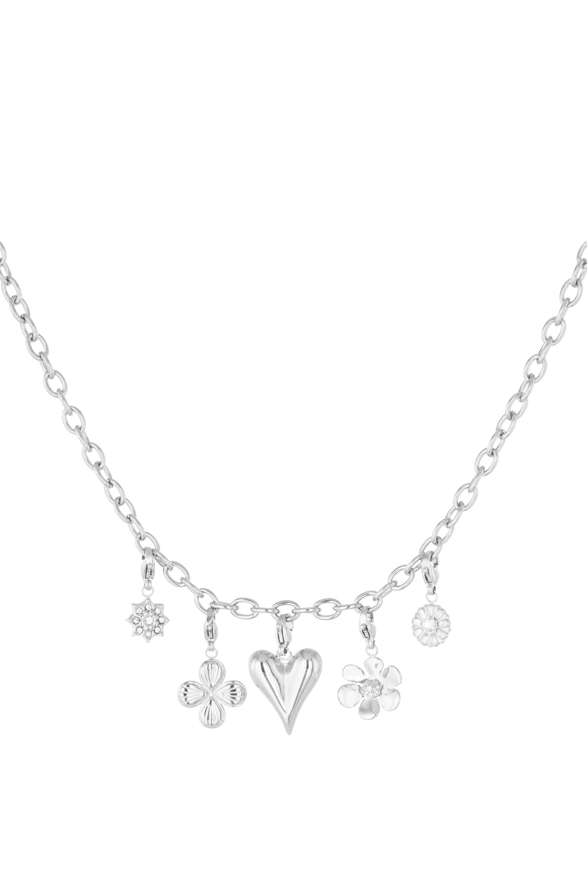 Charm necklace charming daily - silver h5 