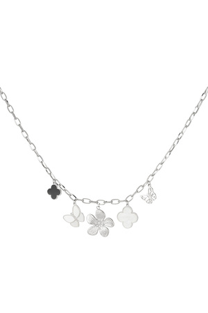Collier charm ambiance nature - argent h5 