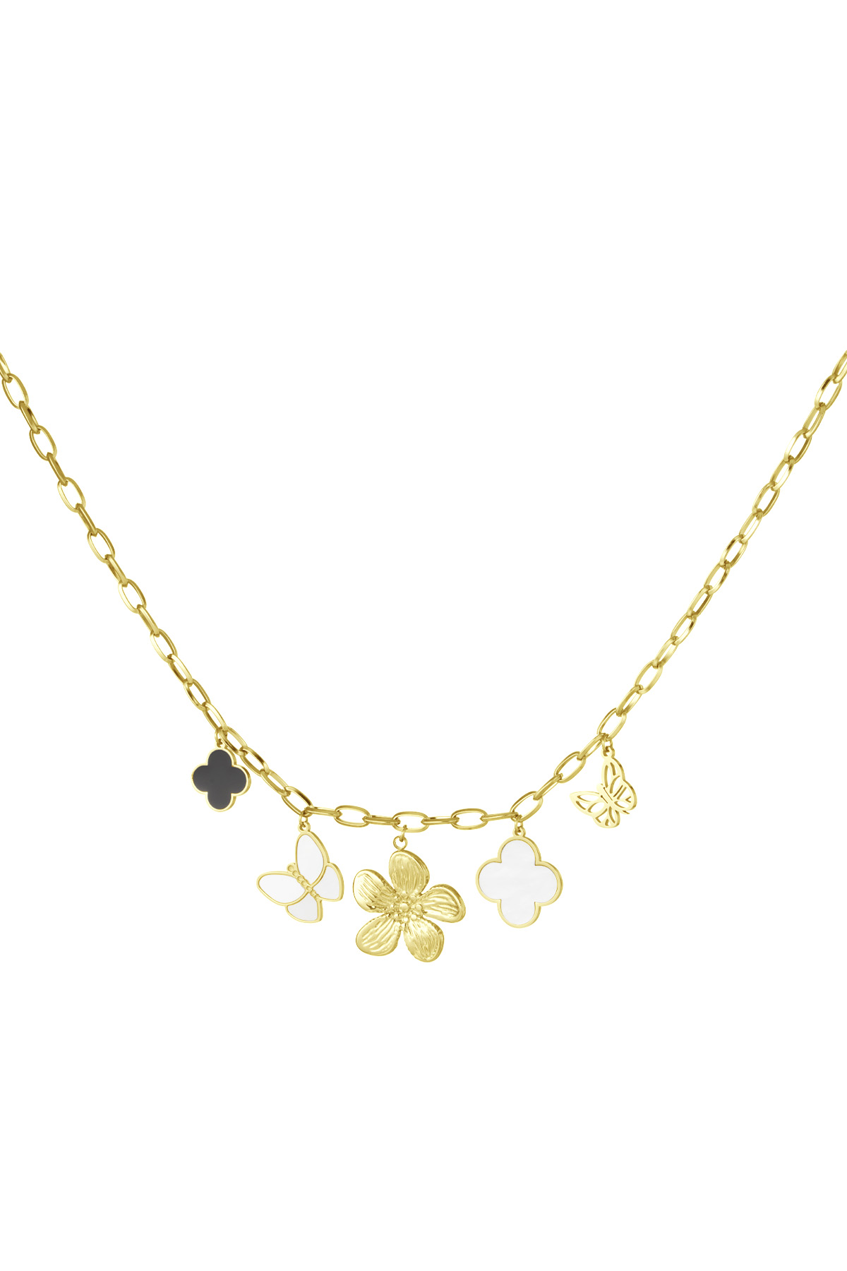 Charm necklace nature atmosphere - gold