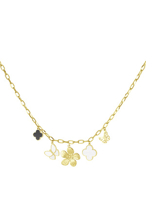 Charm necklace nature atmosphere - gold h5 